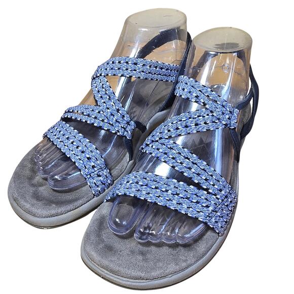 Skechers Women's Reggae Slim-Stretch Appeal-Z-Gore Slingback Sandals Size 8 EUC - Picture 3 of 8